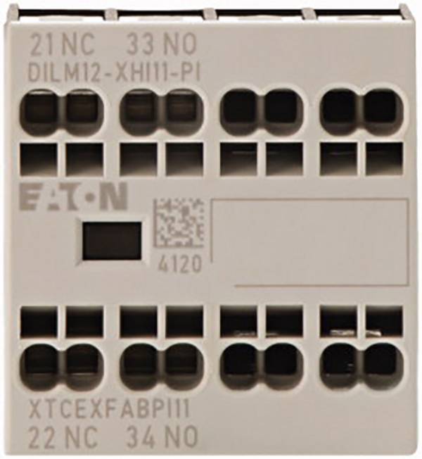 Eaton 199456 DILM12-XHI11-PI pomocný spínač 240 V/AC 3.5 A 1 spínací kontakt, 1 rozpínací kontakt 1 ks