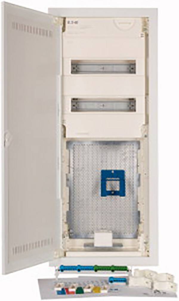 Eaton 302445 KLV-60UPP-W-HY24-F malý rozváděč pod omítku Počet modulů (šířka) = 12 Počet řádků = 5