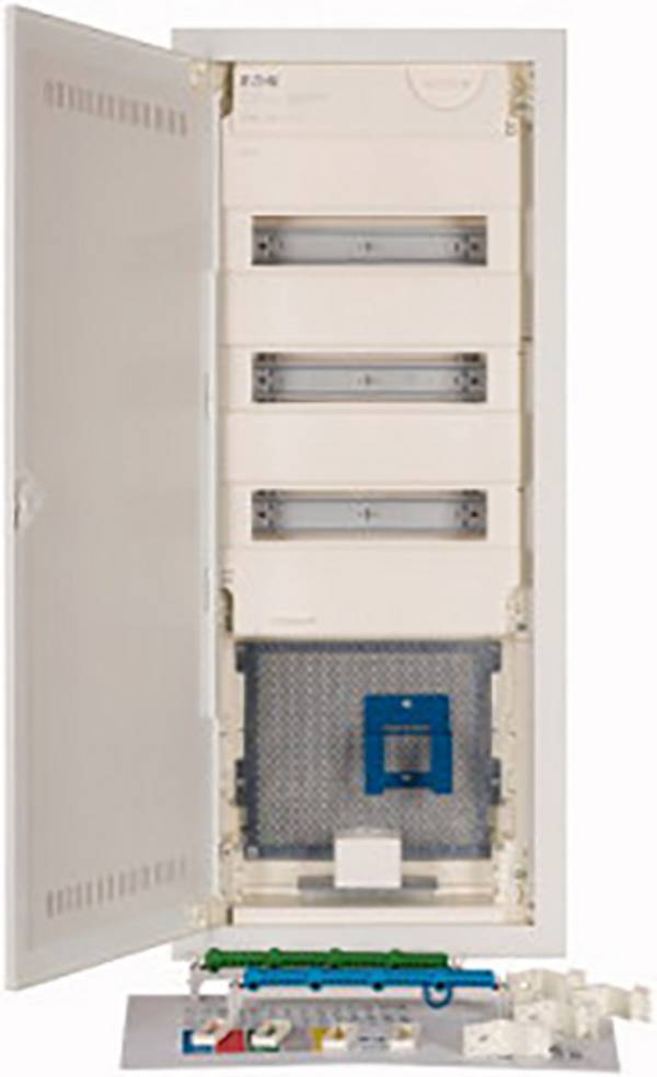 Eaton 302454 KLV-60UPP-W-HY36-F malý rozváděč pod omítku Počet modulů (šířka) = 12 Počet řádků = 5