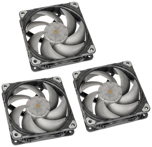 Phanteks PH-F120T30_BG_3P PC větrák s krytem černá (š x v x h) 120 x 120 x 30 mm