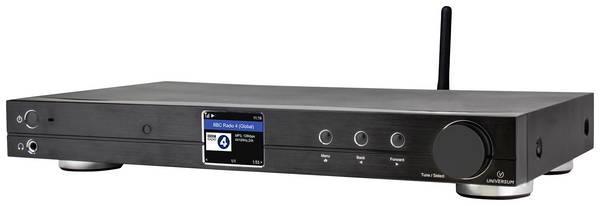 UNIVERSUM IR 500-21 221524 internetové stolní rádio, internetové, DAB+, FM, Bluetooth, Wi-Fi, internet, vč. dálkového ovládání, funkce alarmu, černá