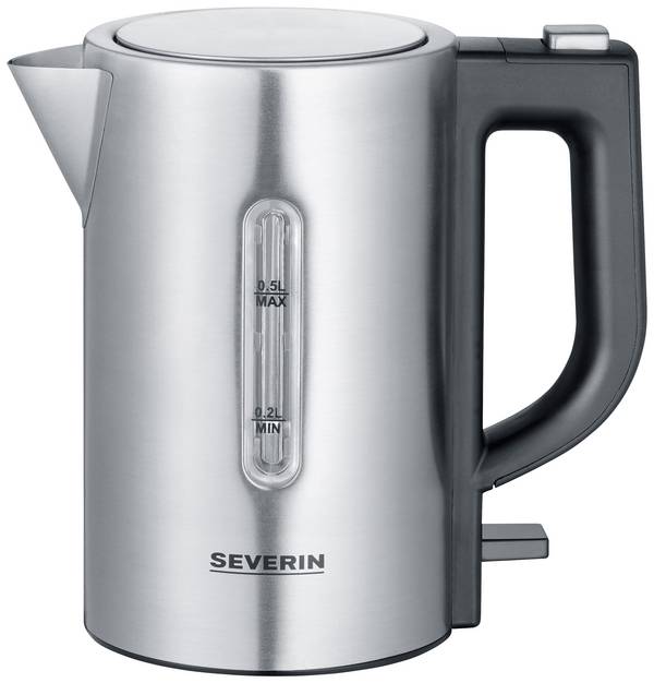 Severin WK 3647 rychlovarná konvice, bez BPA, nerezová ocel, černá, 3647