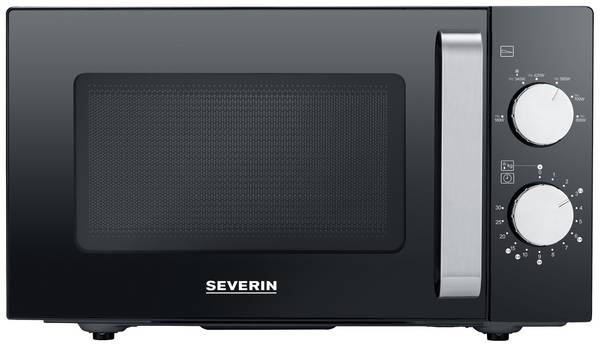 Severin MW 7761 mikrovlnná trouba černá, nerezová ocel 800 W