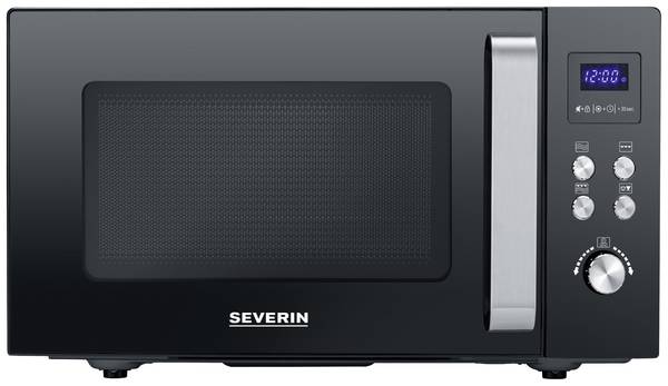 Severin MW 7763 mikrovlnná trouba černá, nerezová ocel 900 W funkce grilování