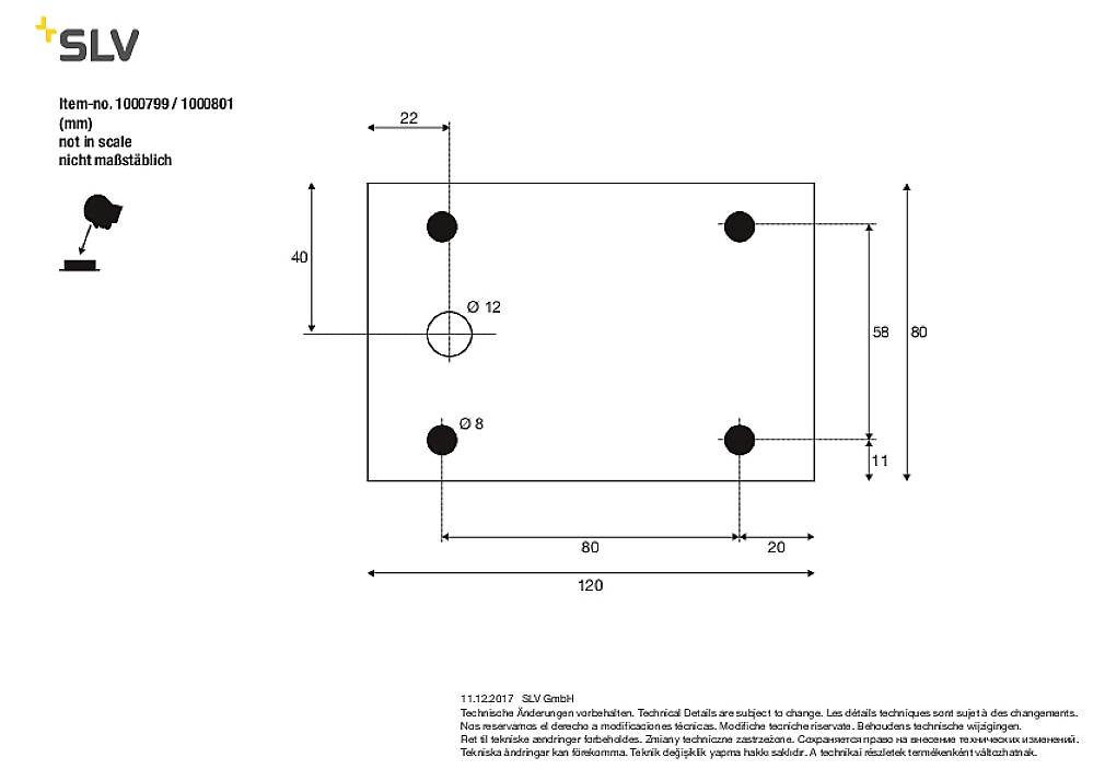 SLV 1000801 RASCALI 65 venkovní stojací LED lampa pevně vestavěné LED antracitová-4
