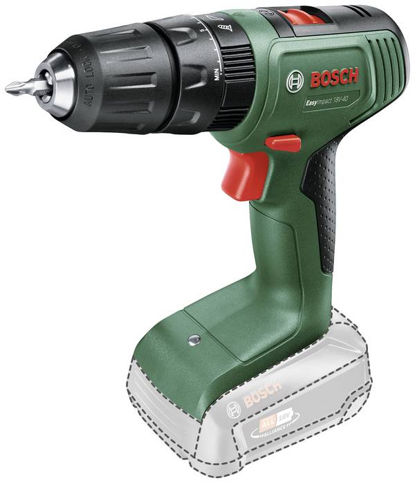 Bosch Home and Garden EasyImpact 18V-40 aku vrtačka, aku vrtací šroubovák, aku šroubovák, 18 V, 2.0 Ah Li-Ion bez akumulátoru, 06039D8100
