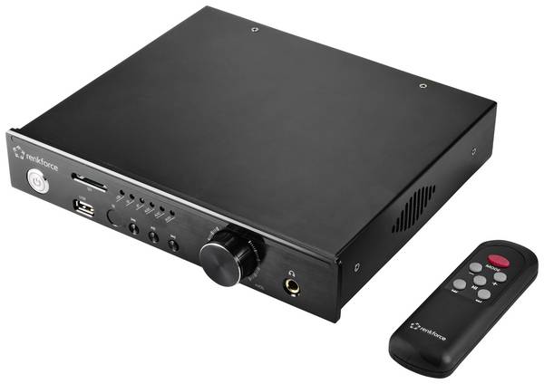 Renkforce RF-WAM-300 stereo zesilovač 2 x 50 W černá Bluetooth®, USB