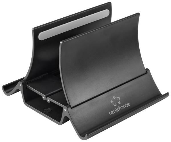 Renkforce RF-LTS-120 podložka pod notebook  - Vertikální stojan pro notebook, tablet a mobilní telefon 3 v 1