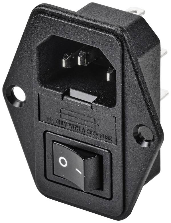 <br> TRU COMPONENTS<br> TC-10088400<br> IEC zástrčka C13/C14<br> C14<br> zástrčka, vestavná rovná<br> Počet kontaktů: 3<br> 10 A<br> černá<br> 1 ks<br> <br>