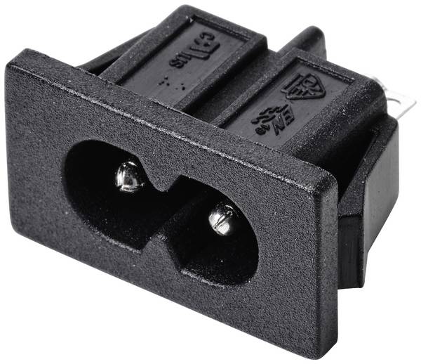 <br> TRU COMPONENTS<br> TC-10088404<br> IEC zástrčka C13/C14<br> C8<br> zástrčka, vestavná rovná<br> <br> 2.5 A<br> černá<br> 1 ks<br> <br>