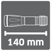 Obraz vrtáku o délce 140 mm.