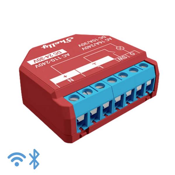 Shelly Shelly Plus 1PM Shelly spínací a měřicí aktor  Bluetooth, Wi-Fi