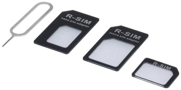Renkforce RF-5044718 adaptér na SIM kartu  Přizpůsobeno z: Nano SIM , Micro SIM  Přizpůsobené pro: Micro SIM , Standardní SIM