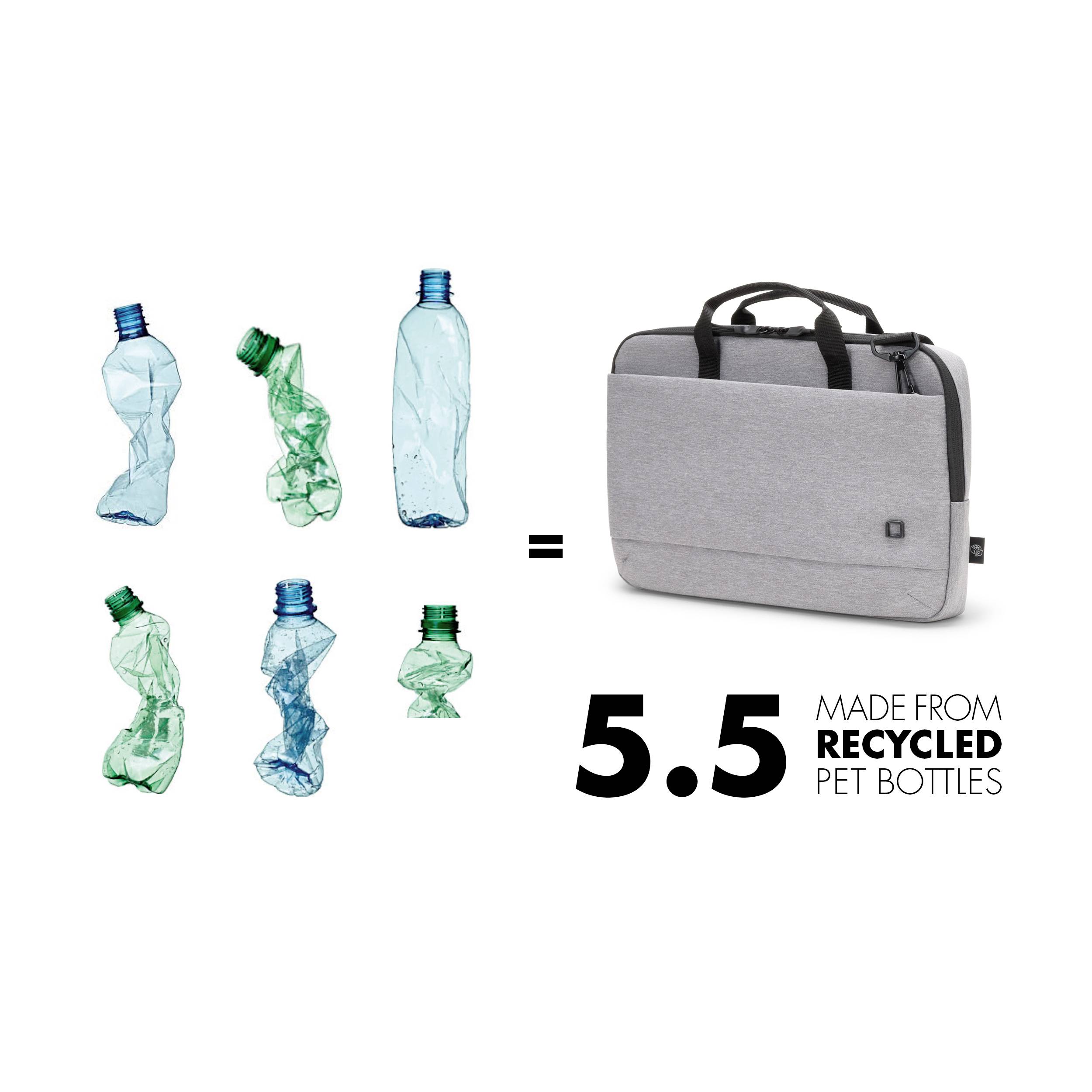 Dicota brašna na notebooky Slim Eco MOTION Max. velikost: 39,6 cm (15,6") světle šedá-8