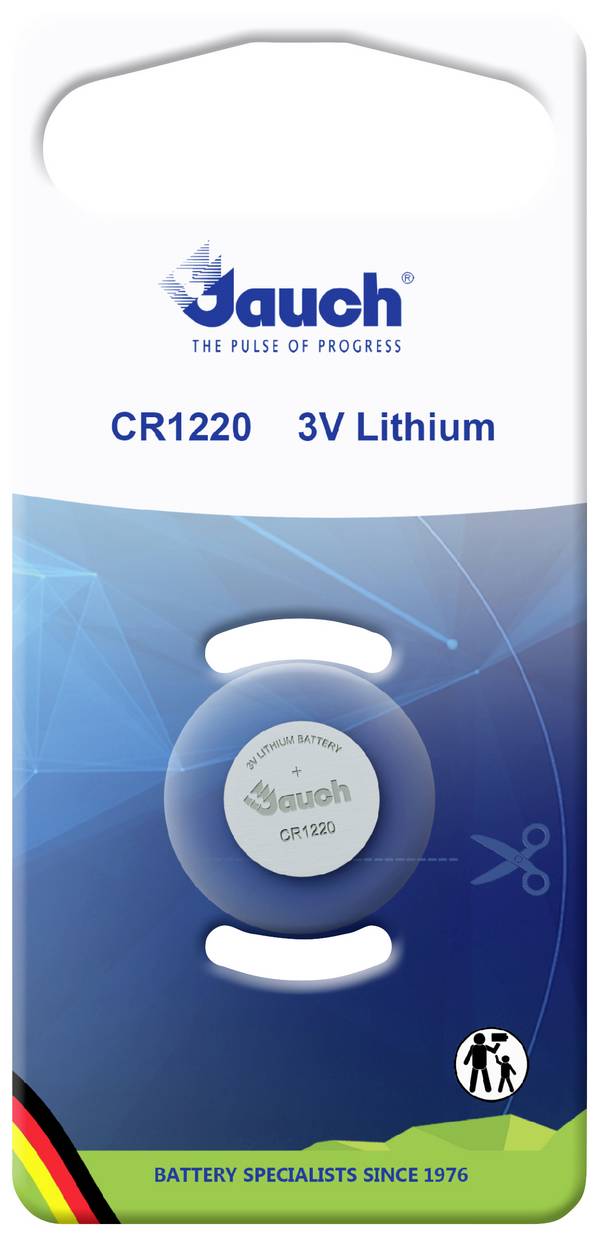 Jauch Quartz knoflíkový článek CR 1220 3 V 1 ks 40 mAh lithiová