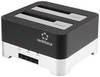 Renkforce RF-DOCKING-02 USB 3.0 SATA 6 Gb/s 2 porty duplikační stanice pevných disků 2.5 palec, 3.5 palec s funkcí klonování