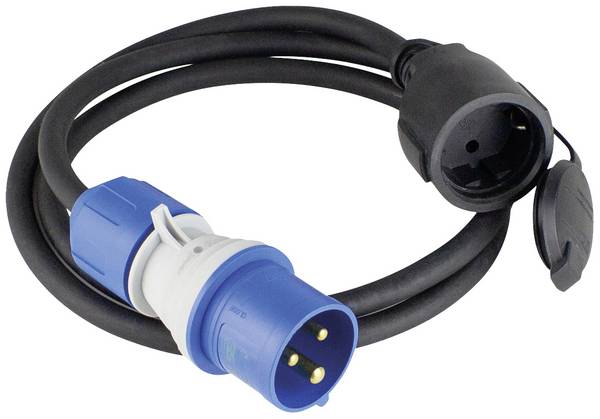 AS Schwabe  61408 Adaptérový CEE kabel, 16 A, 3pólový, 230 V, 1 ks