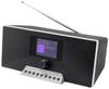 soundmaster IR3500SW IR3500SW internetové stolní rádio, internetové, DAB+, FM, AUX, Bluetooth, USB, Wi-Fi, internet, s USB nabíječkou, vč. dálkového ovládání, Spotify, funkce alarmu, černá