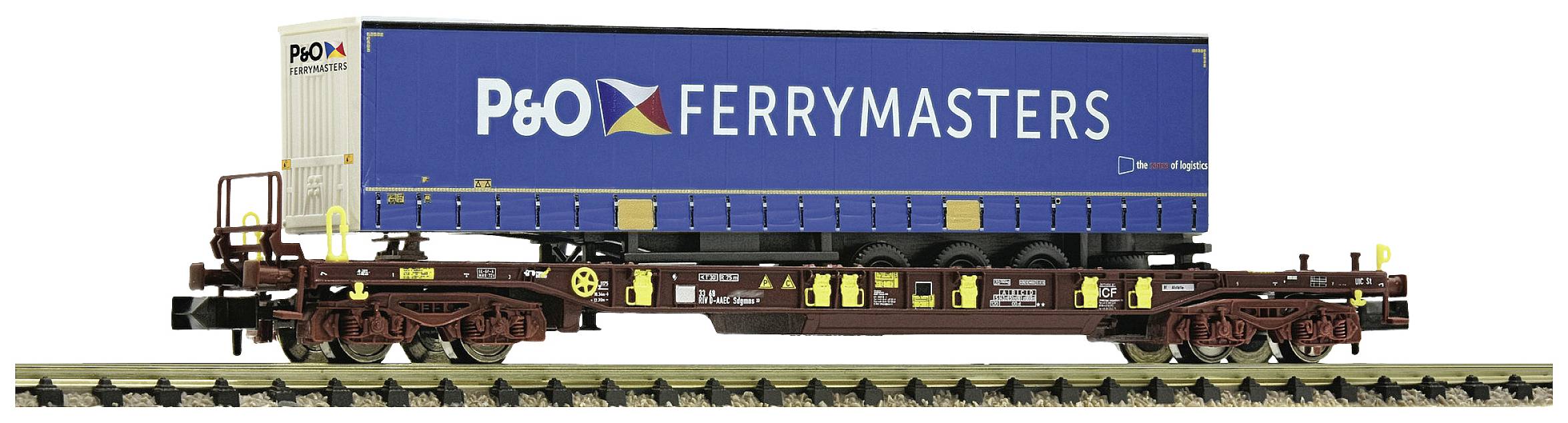 Fleischmann 825061 N kapesní vůz T3 AAE Návěs Spedition P&o Ferrymasters-0