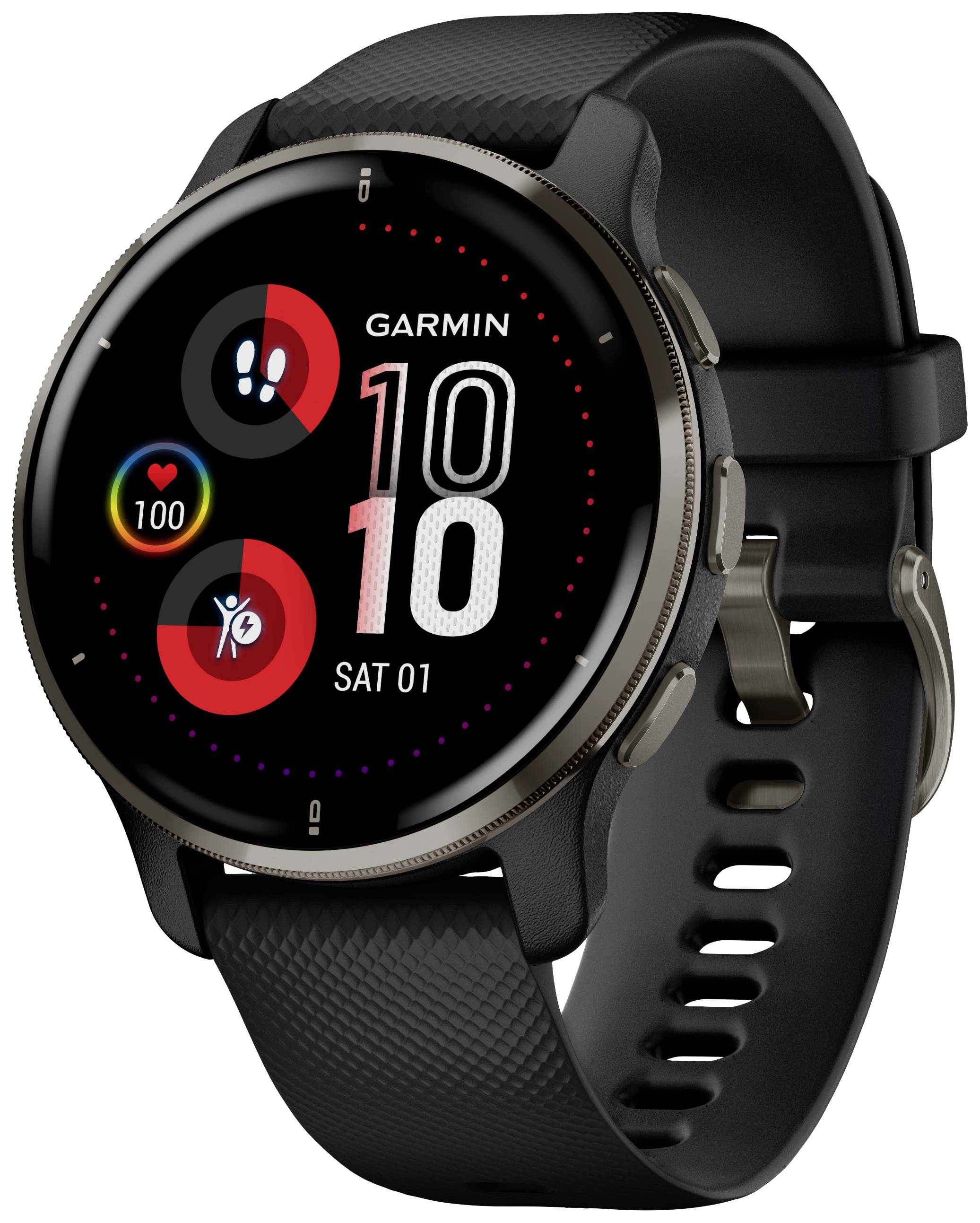 Garmin VENU® 2 PLUS chytré hodinky  33 mm  černá