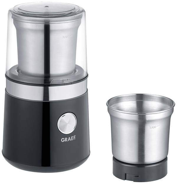 Graef Graef Young CM 102 - Kaffeemühle - 200 W - Black/Stainless CM102EU mlýnek na kávu černá, nerezová ocel