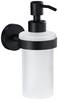 tesa MOON BLACK 40565-00000-00 zásobník na mýdlo 200 ml černá (matná), satinované sklo