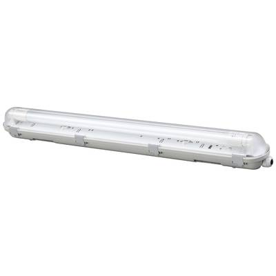 Sygonix  LED světlo do vlhkých prostor  LED G13 9 W přírodní bílá  šedá