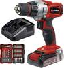 Einhell Power X-Change TE-CD 18/2 Li +39 (1x2,5 Ah) aku vrtací šroubovák, 18 V, 2.5 Ah Li-Ion akumulátor, vč. nabíječky, kufřík, 4514219