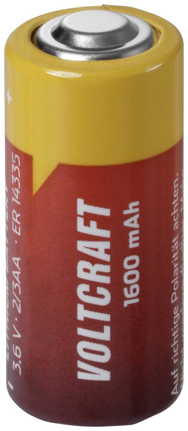 VOLTCRAFT ER14335 speciální typ baterie 2/3 AA Hořejšek tlačítka Li-SoCl2 3.6 V 1600 mAh 1 ks