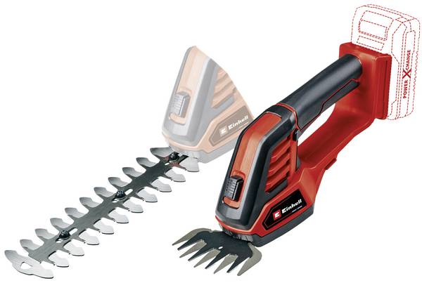 Einhell 3410313 Einhell Power X-Change Akku-Gras- und Strauchschere GE-CG 18/100 Li-Solo akumulátor nůžky na trávu  měkká rukojeť