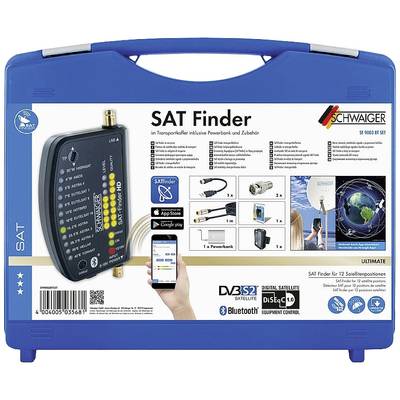Schwaiger Satfinder HD sada pro vyhledávač satelitního signálu