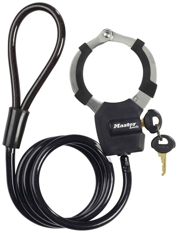 Master Lock 8275EURDPROBLK lankový zámek  černá  zámek s klíčem