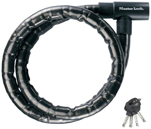 Master Lock 8115EURDPS lankový zámek  černá  zámek s klíčem