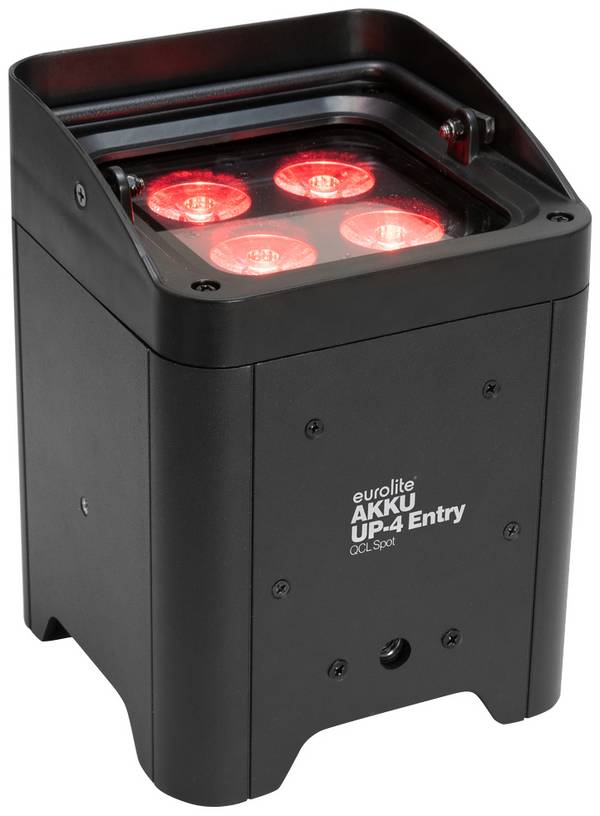 <br>  Eurolite<br>  AKKU UP-4 Entry QCL Spot<br>  LED akumulátorový reflektor<br>  <br>  <br>  <br>  <br>