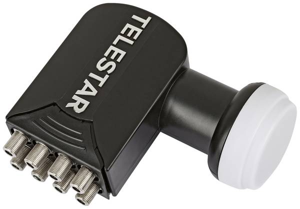 Telestar SKYOCTO HC satelitní konvertor pro připojení 8 SAT příjímačů Octo LNB  Počet účastníků: 8 Velikost feedu: 40 mm ochrana před vnějšími vlivy černá