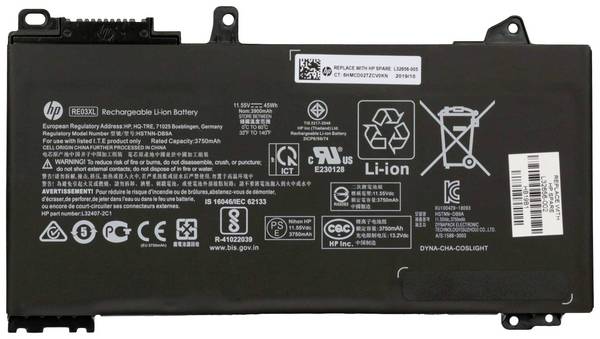 HP akumulátor do notebooku L32656-002 11.55 V 3900 mAh HP