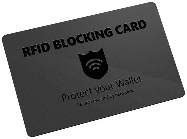 Nero  RFID Blocking Card   černá EMEA-33700001 1 ks