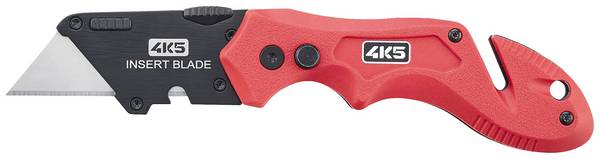 4K5 Tools TK 300 Insert Blade Knife 600.300A zavírací kapesní nůž s pouzdrem  červená, černá