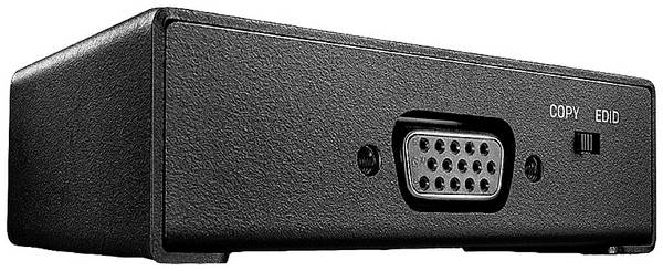LINDY 32120 DVI / HDMI / VGA EDID emulátor [1x DVI zásuvka 24+1pólová - 2x HDMI zásuvka, VGA zásuvka] černá