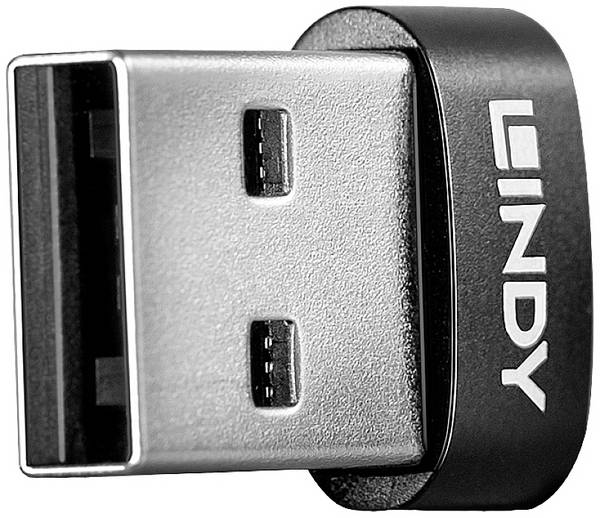 LINDY USB 2.0 adaptér [1x USB 2.0 zástrčka A - 1x USB-C® zásuvka] Lindy - USB-Adapter - USB (M) zu 24 pin USB-C (W)