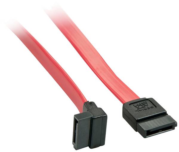 LINDY pevný disk kabel [1x SATA zástrčka 7-pólová - 1x SATA zástrčka 7-pólová] 0.20 m červená