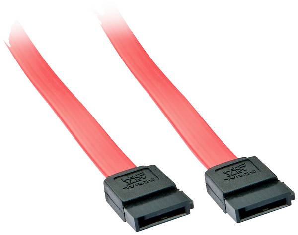 LINDY pevný disk kabel [1x SATA zástrčka 7-pólová - 1x SATA zástrčka 7-pólová] 0.20 m červená