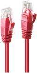 Síťový kabel Lindy 48040 červený 30 Cat6 u/UTP (UTP)