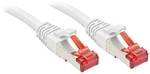 Síťový kabel Lindy Cat.6 s/FTP, 0,5 m, bílý, 0,5 m, Cat6 s/FTP (s-STP)