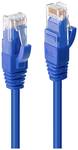 Síťový kabel Lindy Cat.6 UTP Premium, 0,3 m, modrý, 0,3 m.