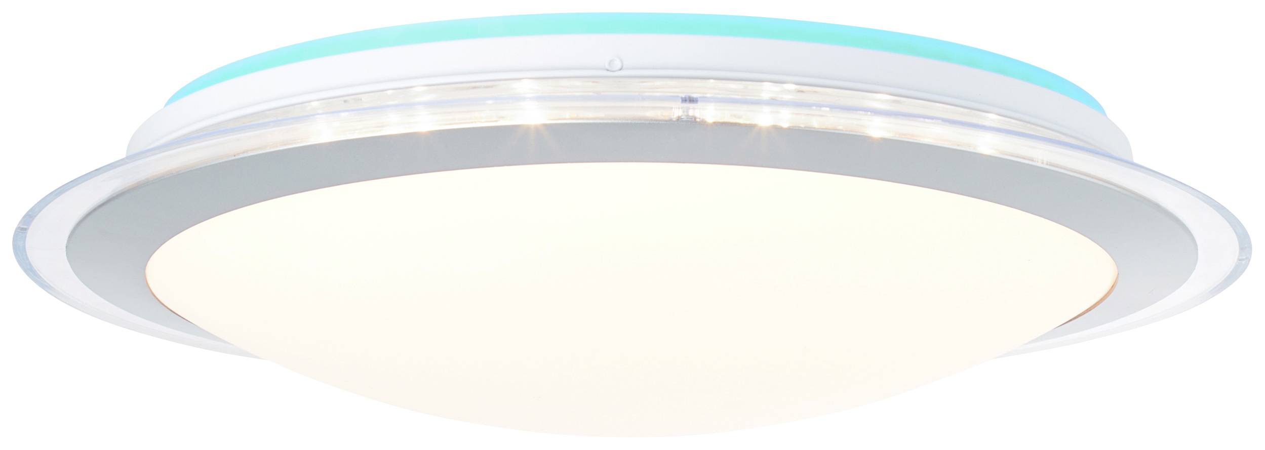 Brilliant G97040/58 Dinos LED stropní svítidlo LED 24 W bílá, stříbrná