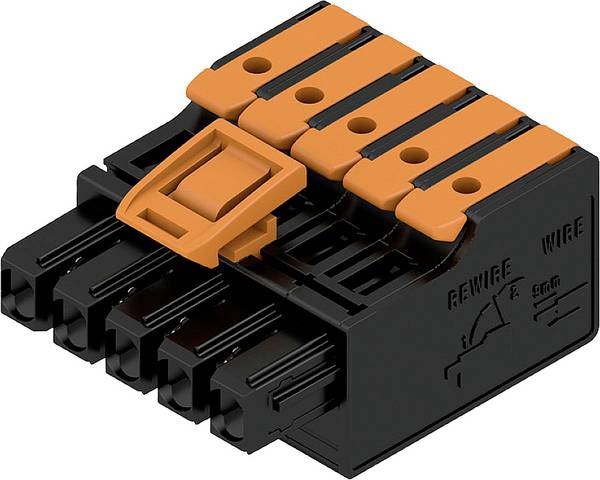 Weidmüller 2790470000 svorkovnice pro tiskárny 2.5 mm² Pólů 5 černá 72 ks Piece
