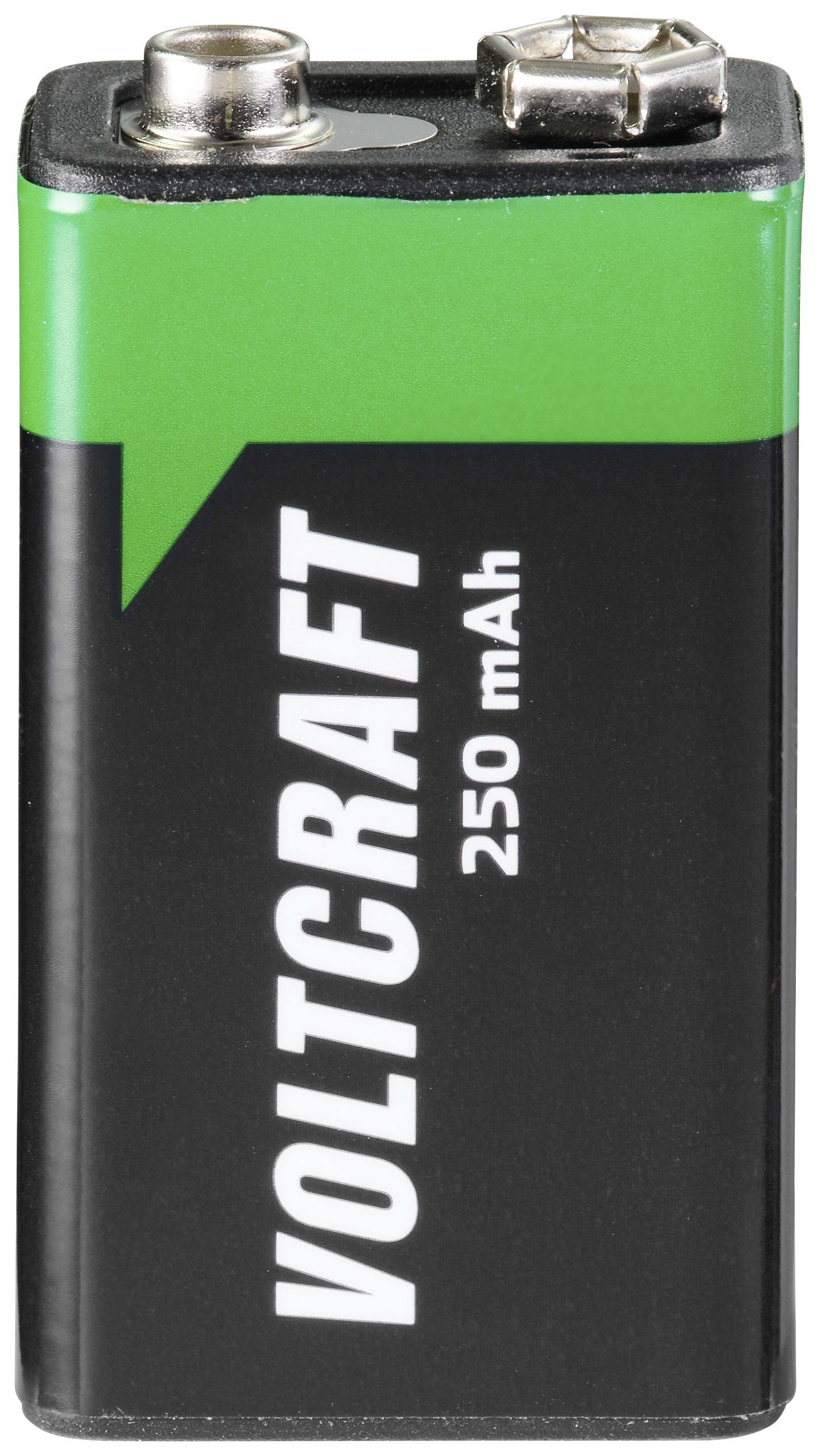 VOLTCRAFT 6LR61 akumulátor 9 V Ni-MH 250 mAh 8.4 V 1 ks