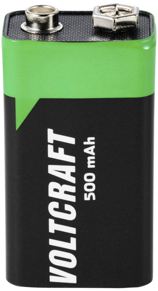 VOLTCRAFT 6LR61 akumulátor 9 V Li-Ion 500 mAh 7.4 V 1 ks