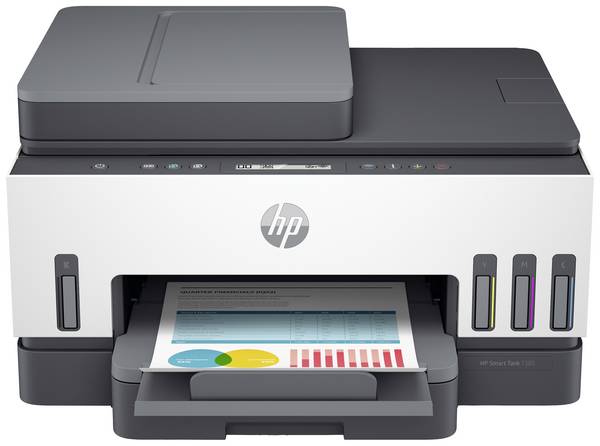 HP Smart Tank 7305 All-in-One multifunkční tiskárna inkoustová barevná  A4 tiskárna, skener, kopírka Tintentank systém, duplexní, Wi-Fi, LAN, ADF, Bluetooth®